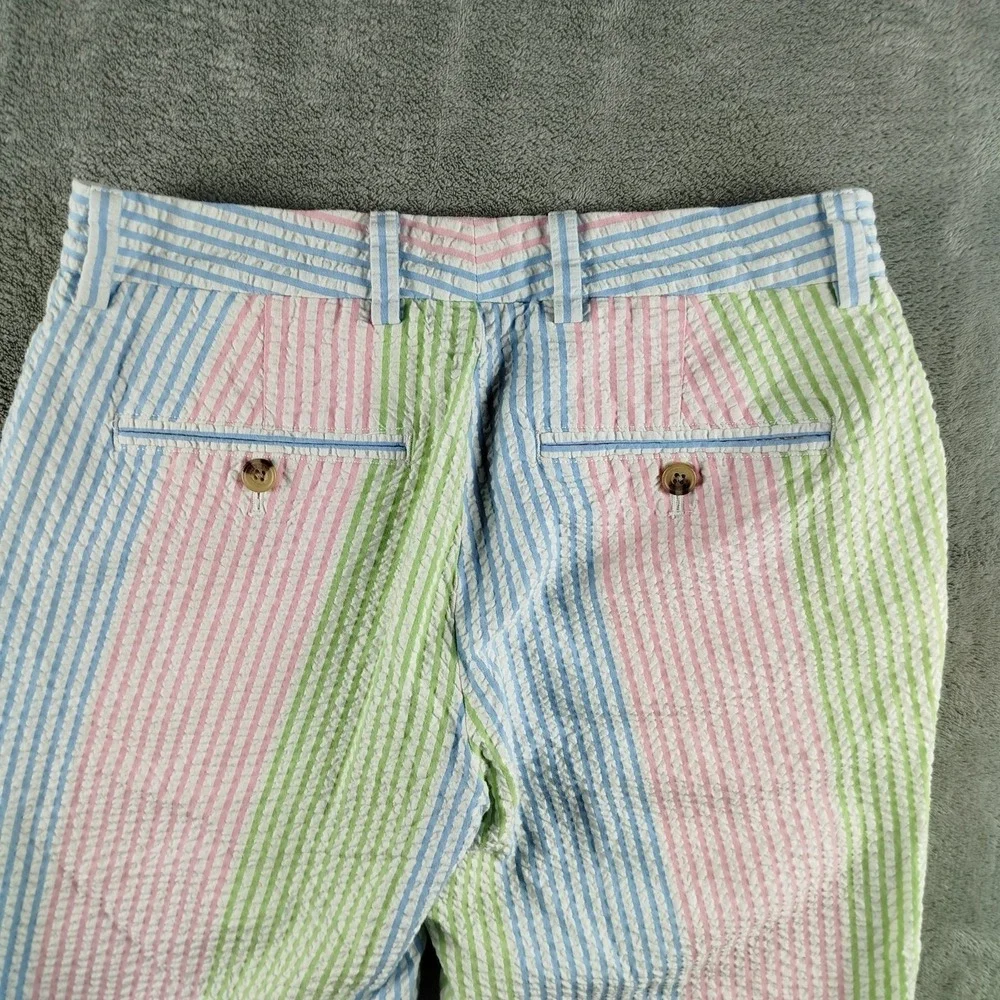 VINEYARD VINES KENTUCKY‎ DERBY Seersucker Slim Pants Mens 28x30 Colorful Stripe